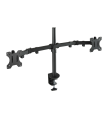 SOPORTE MESA TOOQ DB1232TN-B 2 PANTALLAS 13-32" MAX 8KG POR BRAZO NEGRO