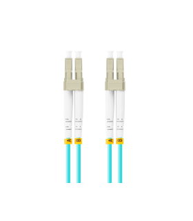 CABLE DE FIBRAOPTICA LANBERG 5M MULTI LC UPC LC UPC DUPLEX OM3 50 125 LSZH AZUL