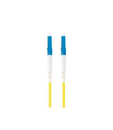 CABLE DE FIBRAOPTICA LANBERG 1M MONO LC UPC LC UPC SIMPLEX G657A1 LSZH AMARILL