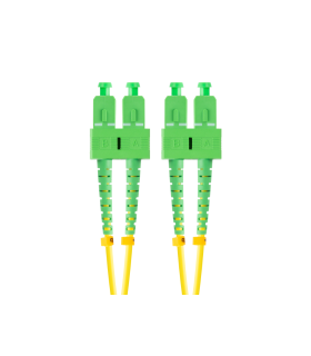 CABLE DE FIBRAOPTICA LANBERG 2M MONO SC APC SC APC DUPLEX G657A1 LSZH AMARILL