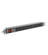 REGLETA LANBERG 1U 10A RACK 19 10X SOCKET NEGRO 2M