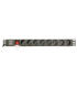 REGLETA RACK GEMBIRD 1U 16A 8 TOMAS NEGRO 3 M CON INTERRUPTOR