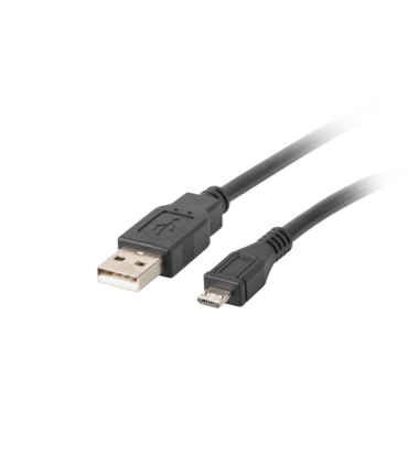 CABLE USB LANBERG 20 MACHO MICRO USB MACHO 03M NEGRO