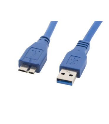 CABLE USB LANBERG 30 MACHO MICRO USB MACHO 05M AZUL