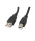 CABLE IMPRESORA LANBERG USB MACHO USB MACHO FERRITA 18M NEGRO