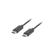 CABLE 20 LANBERG USB C MACHO USB C MACHO 1M NEGRO