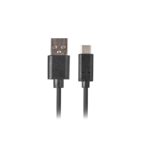 CABLE USB LANBERG 20 MACHO USB C MACHO QUICK CHARGE 30 05M NEGRO