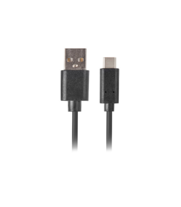 CABLE USB LANBERG 20 MACHO USB C MACHO QUICK CHARGE 30 05M NEGRO