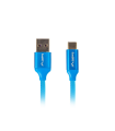 CABLE USB LANBERG 2.0 MACHO/USB C MACHO QUICK CHARGE 3.0 0.5M AZUL