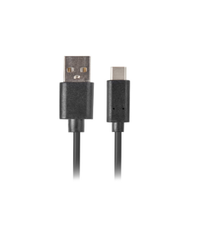 CABLE USB LANBERG 20 MACHO USB C MACHO QUICK CHARGE 30 18M NEGRO