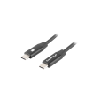 CABLE USB LANBERG 2.0 MACHO/USB C MACHO QUICK CHARGE 4.0 1.8M NEGRO