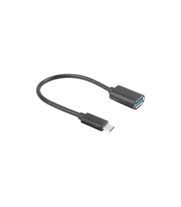 ADAPTADOR USB LANBERG USB C M 31 A USB A H 15CM OTG NEGRO