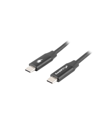 CABLE LANBERG USB C MACHO MACHO 05M QUICK CHARGE NEGRO