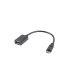 ADAPTADOR LANBERG OTG USB MICROM 20 A USB AH 15 CM NEGRO