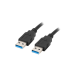 CABLE USB 30 LANBERG MACHO MACHO 05M NEGRO