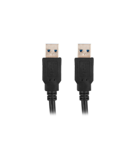 CABLE USB 30 LANBERG MACHO MACHO 18M NEGRO