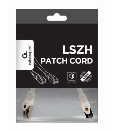 CABLE RED S FTP GEMBIRD CAT 6A LSZH BLANCO 025 M