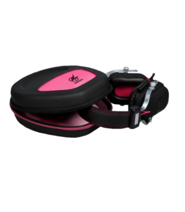 FUNDA AURICULARES GAMING PORT AROKH NEGRO ROSA
