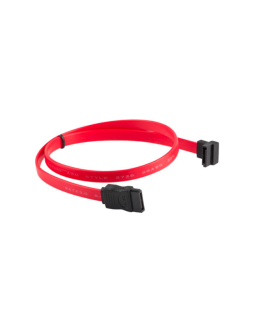 CABLE SATA III LANBERG 6GB S HEMBRA HEMBRA ANGULO 05M ROJO