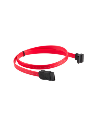 CABLE SATA III LANBERG 6GB S HEMBRA HEMBRA ANGULO 05M ROJO
