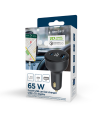CARGADOR RAPIDO PARA COCHE GEMBIRD USB DE 2 PUERTOS, TIPO C PD, LCD, 65 W,NEGRO