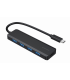CONCENTRADOR GEMBIRD USB 31 GEN 1 TIPO C DE 4 PUERTOS