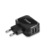 CARGADOR PARED USB TQWC 1S02 2xUSB 34 ATOTAL AI TECH NEGRO