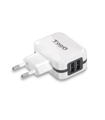 CARGADOR PARED USB TOOQ TQWC 11S02WT 2xUSB 34 BLANCO