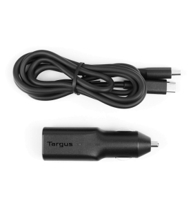 CARGADOR UNIVERSAL COCHE TARGUS PARA PORTATIL 45W TIPO C NEGRO