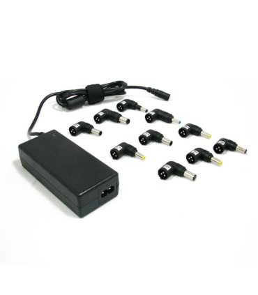 CARGADOR PARA PORTATIL AUTOMATICO UNIVERSAL LEOTEC 70W NEGRO