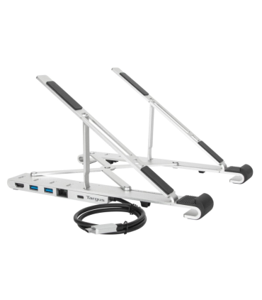 SOPORTE PARA PORTATIL TARGUS PORTABLE STAND AND DOCK 156 PLATA