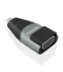 ADAPTADOR CONVERSOR AISENS ALUMINIO USB C M A VGA HDB15 H GRIS