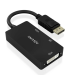 CABLE CONVERSOR AISENS DISPLAYPORT V12 A VGA DVI HDMI 4K NEGRO 15CM