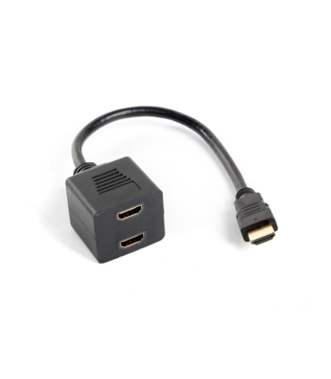 ADAPTADOR LANBERG HDMI MACHO HDMI HEMBRA X2 SPLITTER 20CM