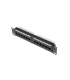 PATCH PANEL LANBERG 12 PUERTOS 1U 10 CAT6 NEGRO