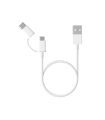 CABLE XIAOMI MI 2-IN-1 MICRO USB-C  BLANCO 1M