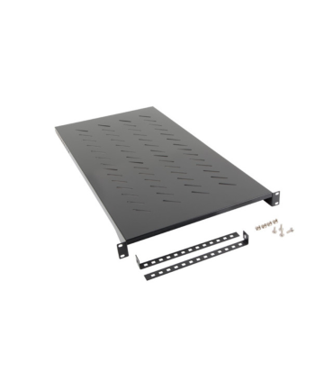 BANDEJA LANBERG FIJA 1U 483X900MM HASTA 25KG RACK 19 NEGRO