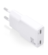 CARGADOR AISENS GAN ULTRA DELGADO 30W 2XUSB C PD30 QC40 BLANCO