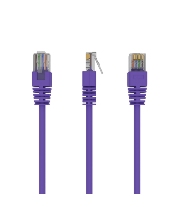 CABLE RED CAT5E GEMBIRD UTP VIOLETA 1M