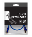 Cable de red Gembird CAT6A S-FTP, 0.5 m, azul