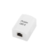 ROSETA DE SUPERFICIE LANBERG CAT6 FTP 1X TOMA RJ45 BLANCO