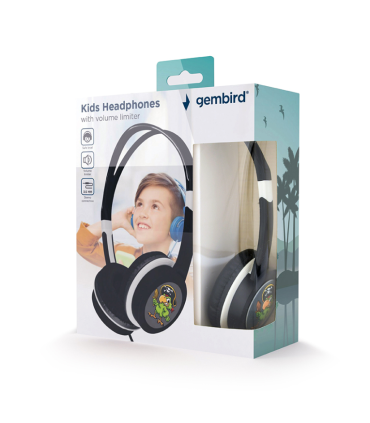 AURICULARES GEMBIRD MHP JR BK INFANTIL NEGRO ALAMBRICO JACK 35MM