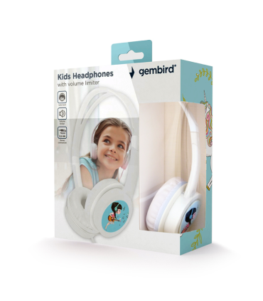 AURICULARES GEMBIRD MHP JR W INFANTIL BLANCO ALAMBRICO JACK 35MM