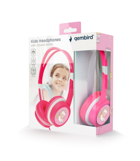 AURICULARES GEMBIRD MHP JR PK INFANTIL ROSA ALAMBRICO JACK 35MM