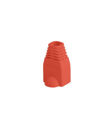 FUNDA PROTECTOR LANBERG CONECTOR RJ45 PACK 100 UDS ROJO