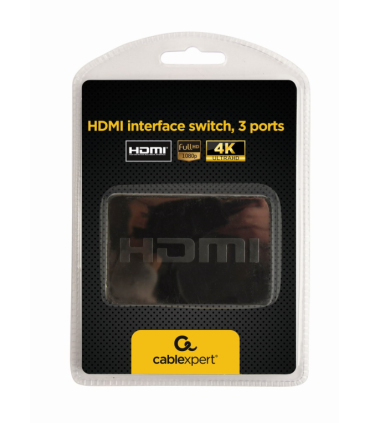 SWITCH HDMI GEMBIRD 3 PUERTOS HDMI