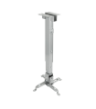 SOPORTE TECHO PROYECTOR TOOQ PJ2012T-SPLATA 130/430 - 650 mm MAX 20 KG
