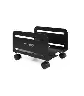 SOPORTE PARA CPU DE SUELO CON RUEDAS TOOQ UMCS0004 B NEGRO