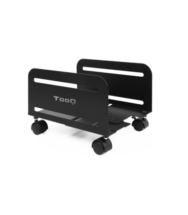 SOPORTE PARA CPU DE SUELO CON RUEDAS TOOQ UMCS0004 B NEGRO