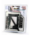 Adaptador de bahía Gembird MF-95-01, disco SATA de 2,5" en bahía óptica slim de 5,25" (9,5 mm), para HDD o SSD